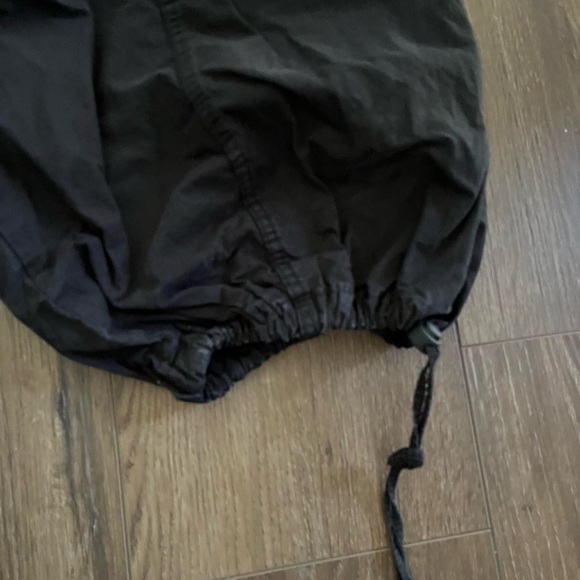 Black Zara Balloon Drawstring Pants - Picture 2 of 7